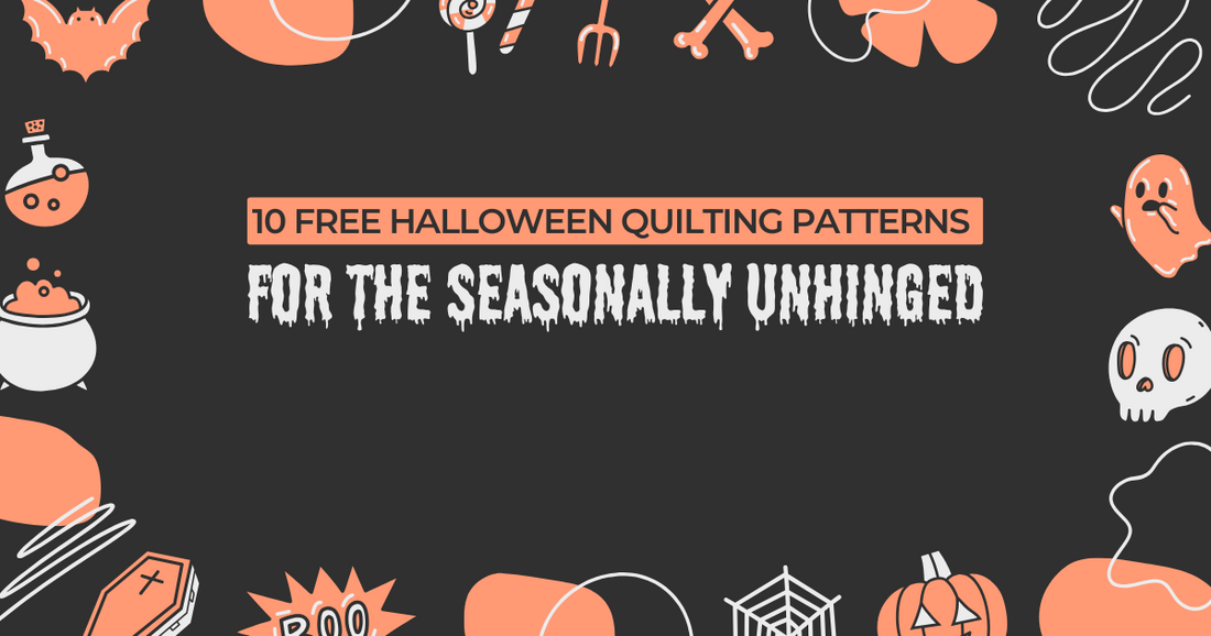10 Free Halloween Quilting Project Patterns for the Seasonally Unhinged