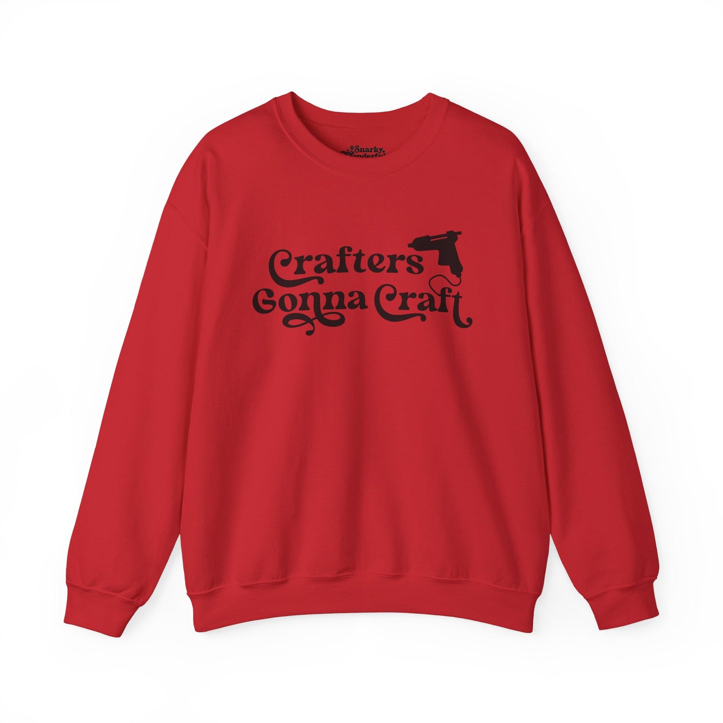 Crafters Gonna Craft Hot Glue Gun Sweatshirt