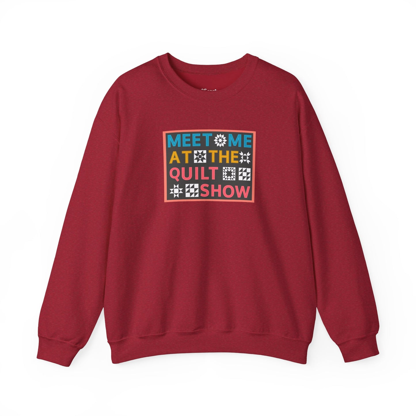 Meet Me at the Quilt Show Unisex Crewneck Sweatshirt