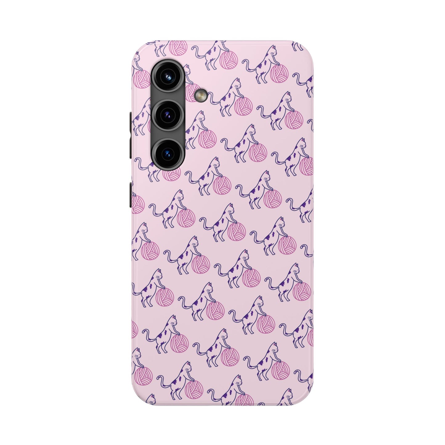 Paws & Purls Cat Lady Tough Phone Case