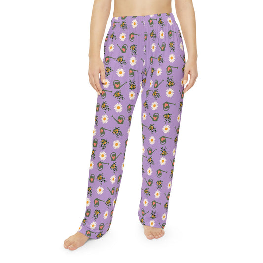 Plant Lady Pajama Pants (Lilac)