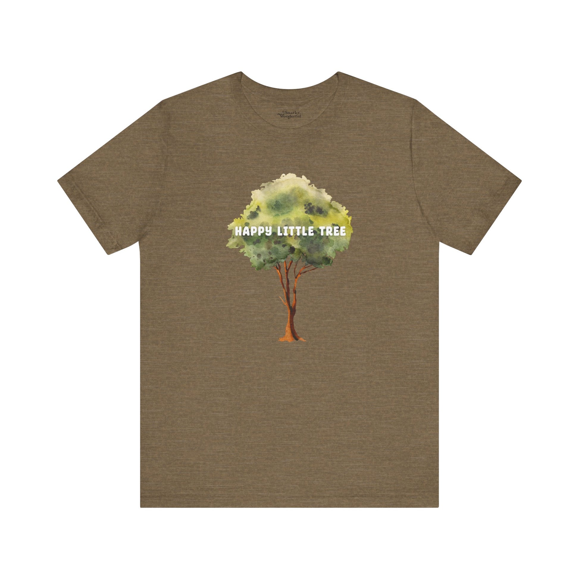 Happy Little Tree Art T-Shirt - Snarky Wonderful - 16