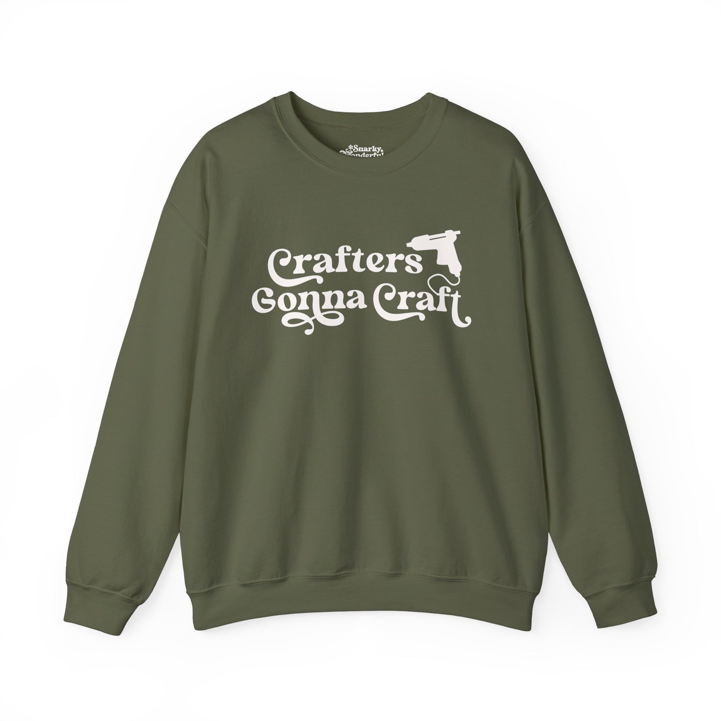 Crafters Gonna Craft Hot Glue Gun Sweatshirt