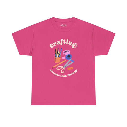 Crafting is Cheaper Than Therapy Essential Tee