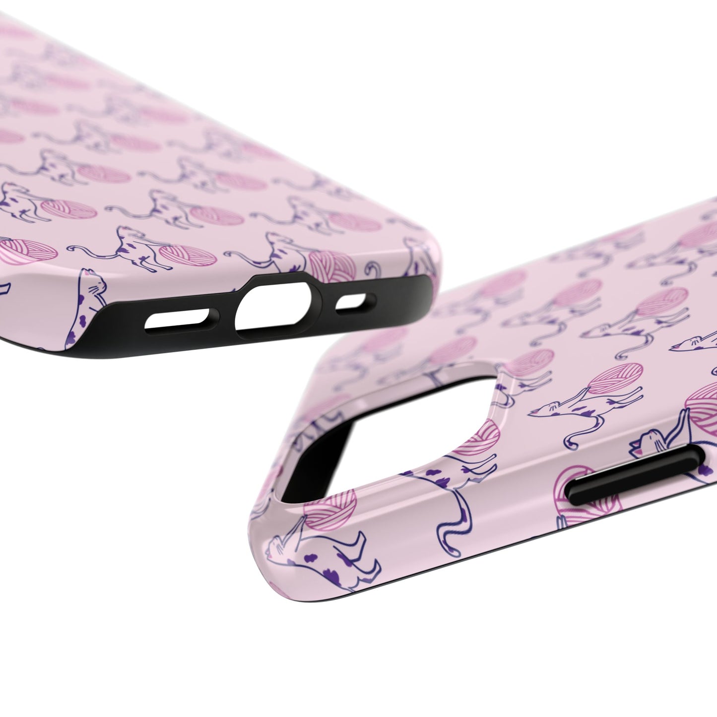 Paws & Purls Cat Lady Tough Phone Case