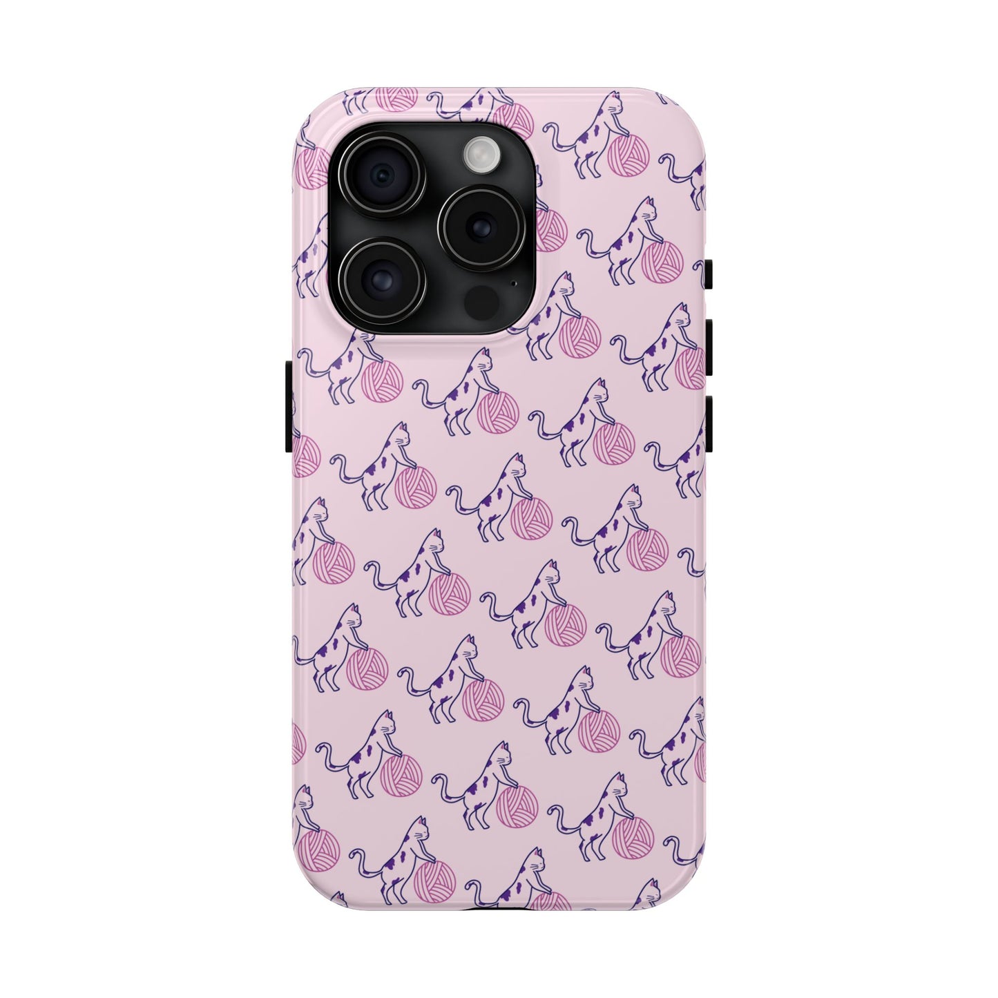 Paws & Purls Cat Lady Tough Phone Case