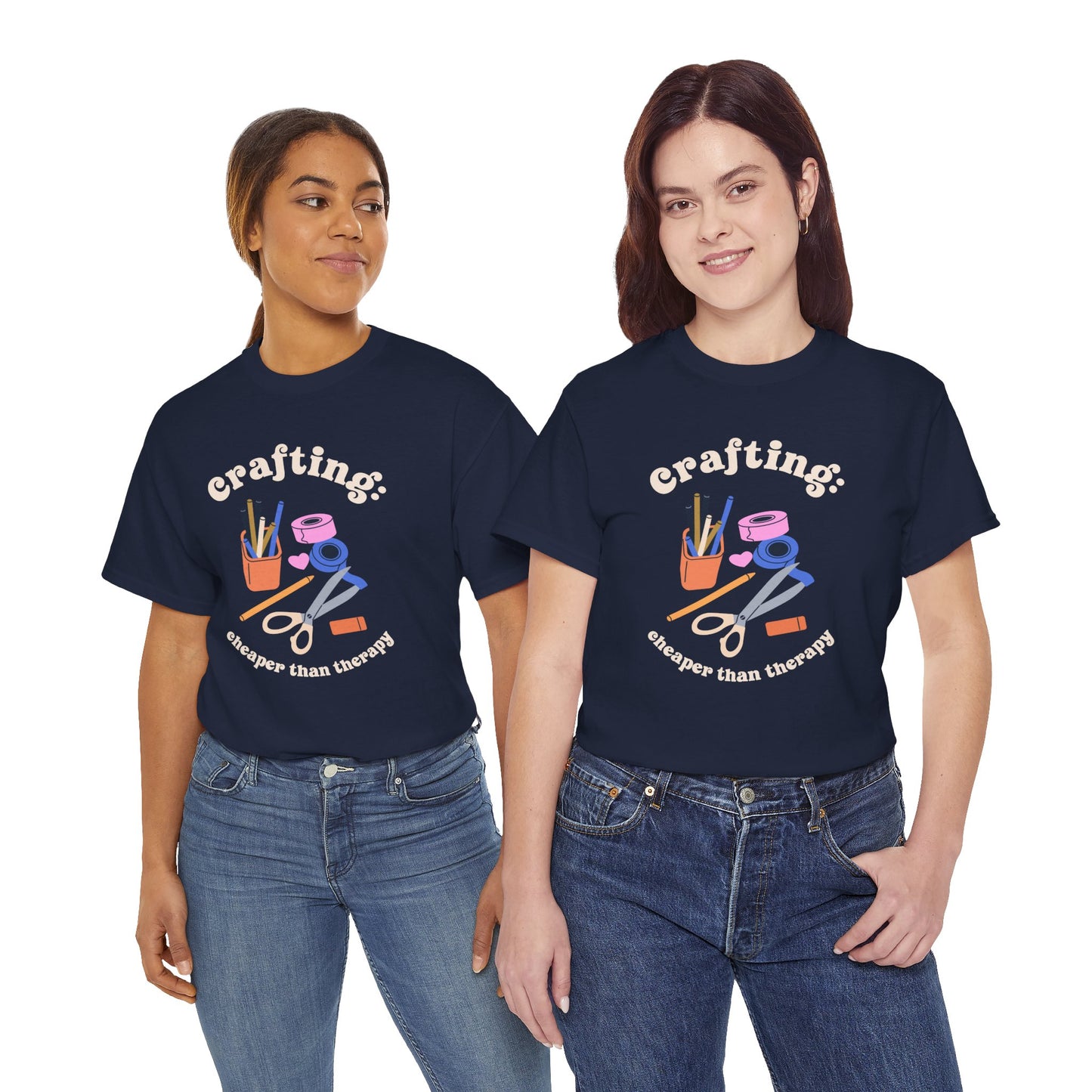 Crafting is Cheaper Than Therapy Essential Tee