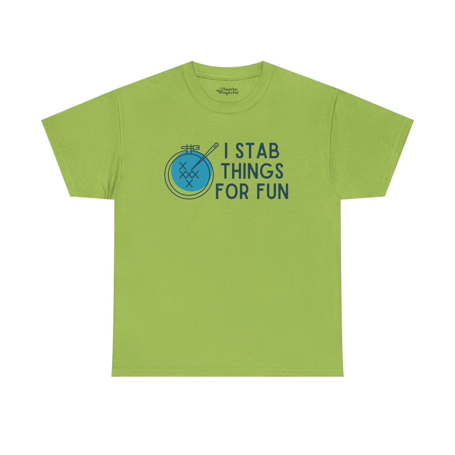 I Stab Things for Fun Embroidery Crafts Essential Tee