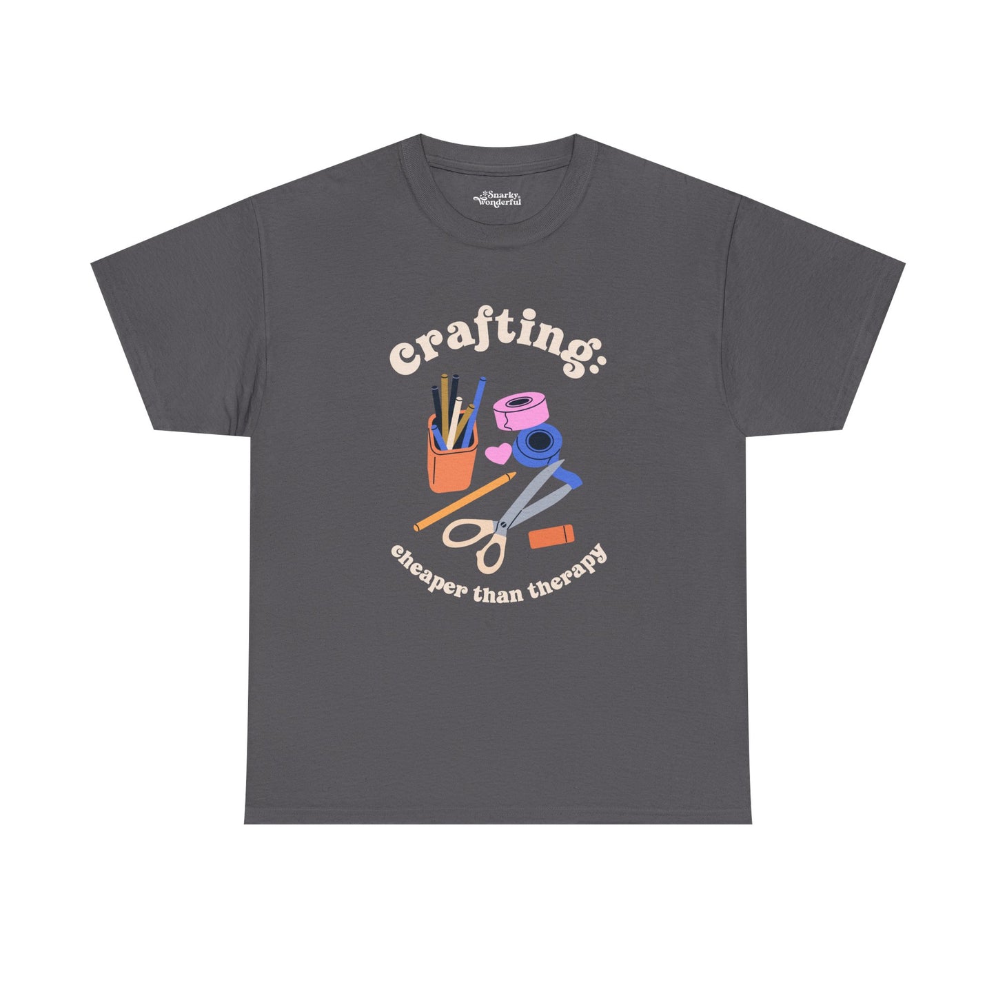 Crafting is Cheaper Than Therapy Essential Tee