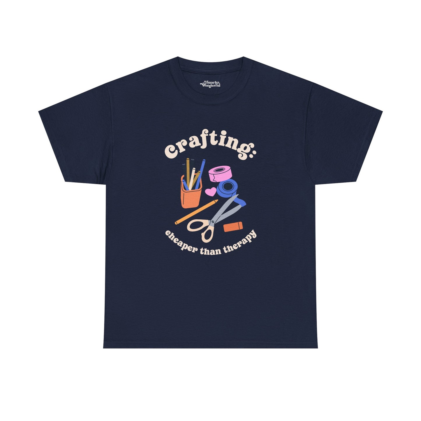 Crafting is Cheaper Than Therapy Essential Tee