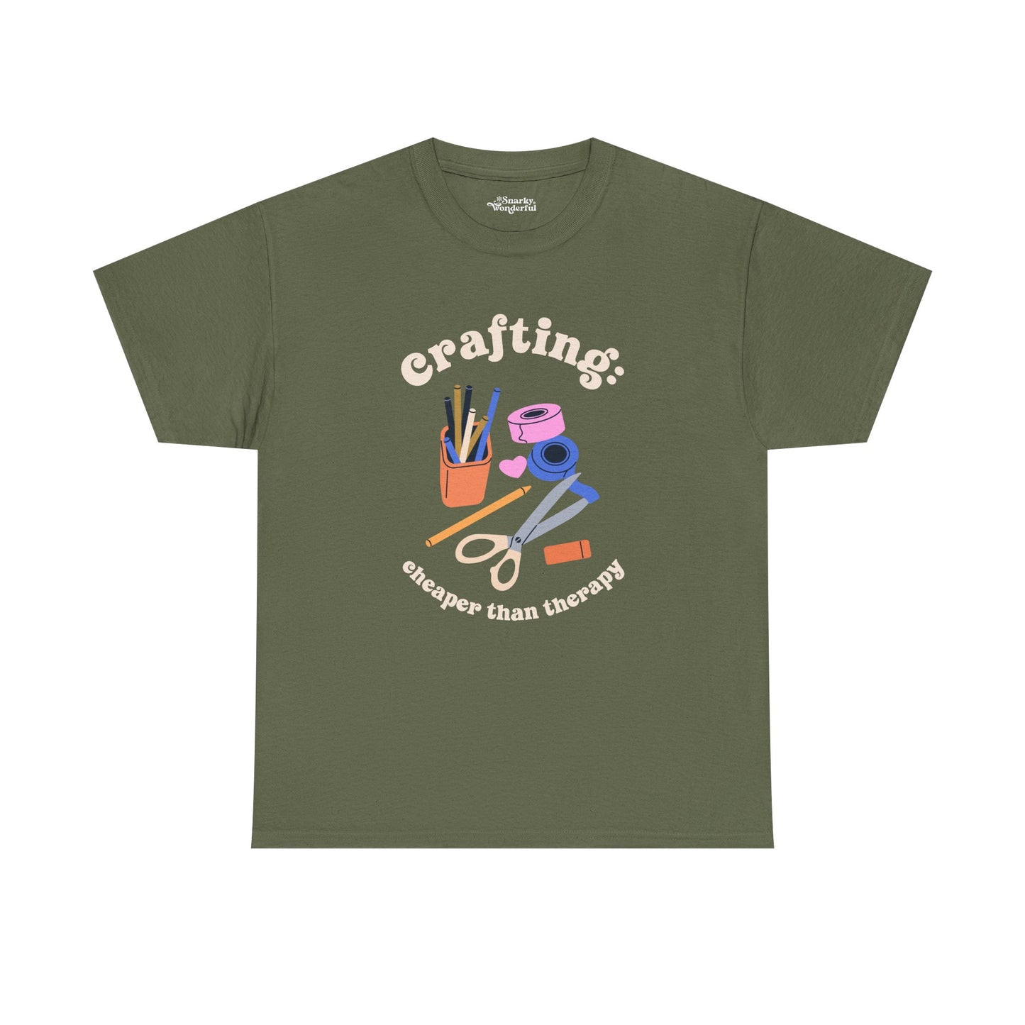 Crafting is Cheaper Than Therapy Essential Tee