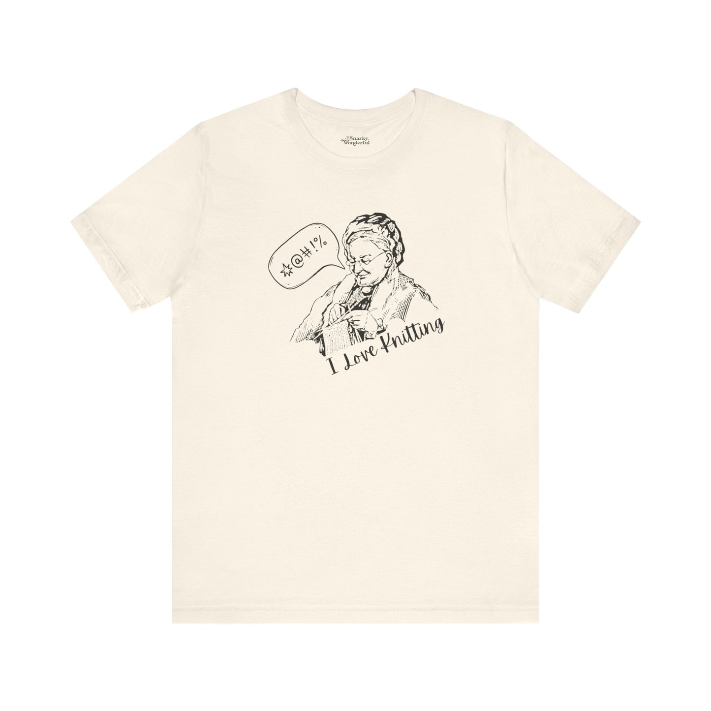 I Love Knitting ($%&!) T-Shirt - Snarky Wonderful - 7