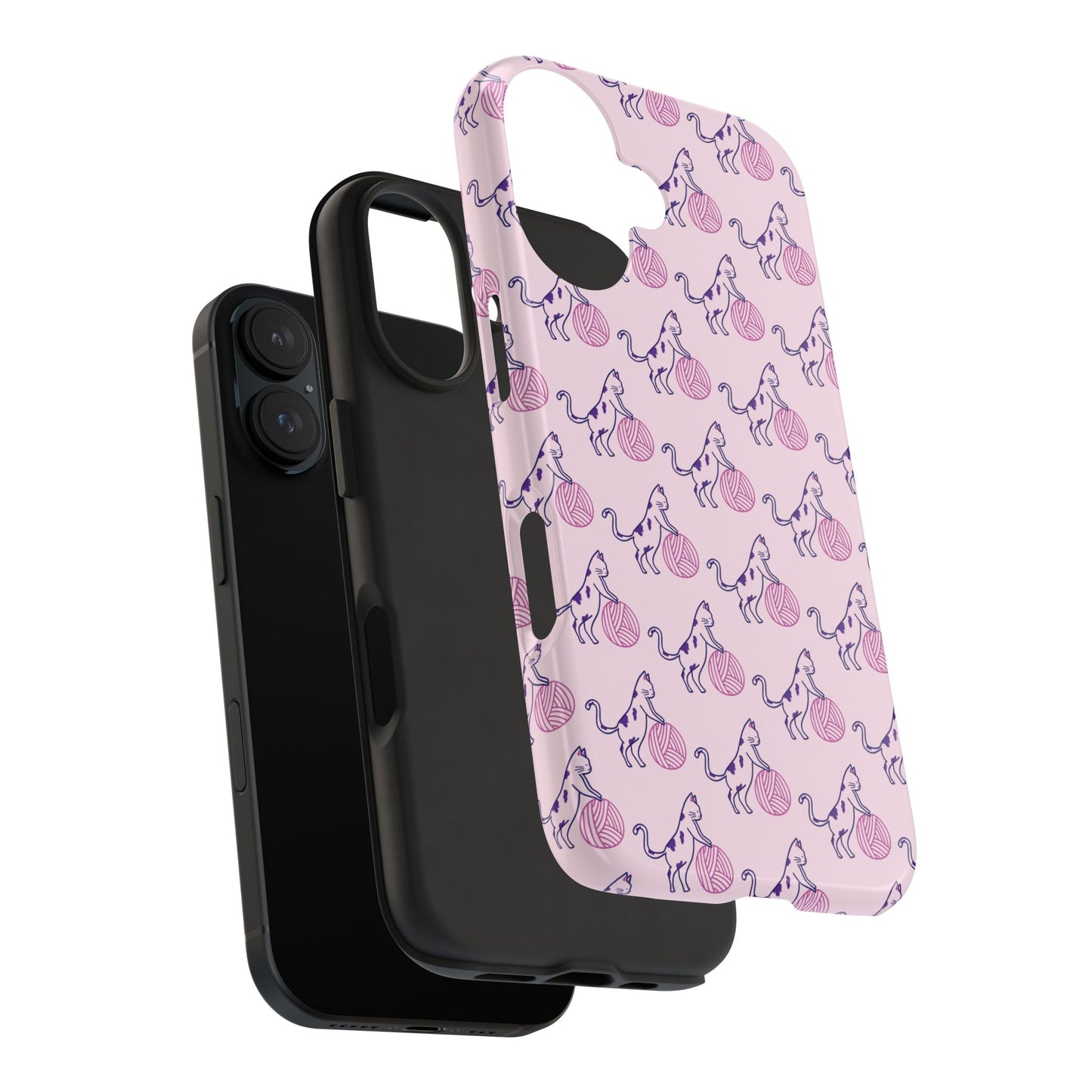 Paws & Purls Cat Lady Tough Phone Case
