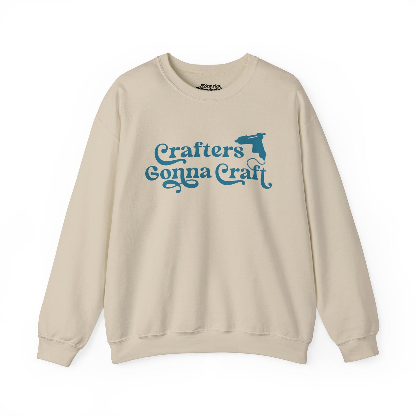 Crafters Gonna Craft Hot Glue Gun Sweatshirt
