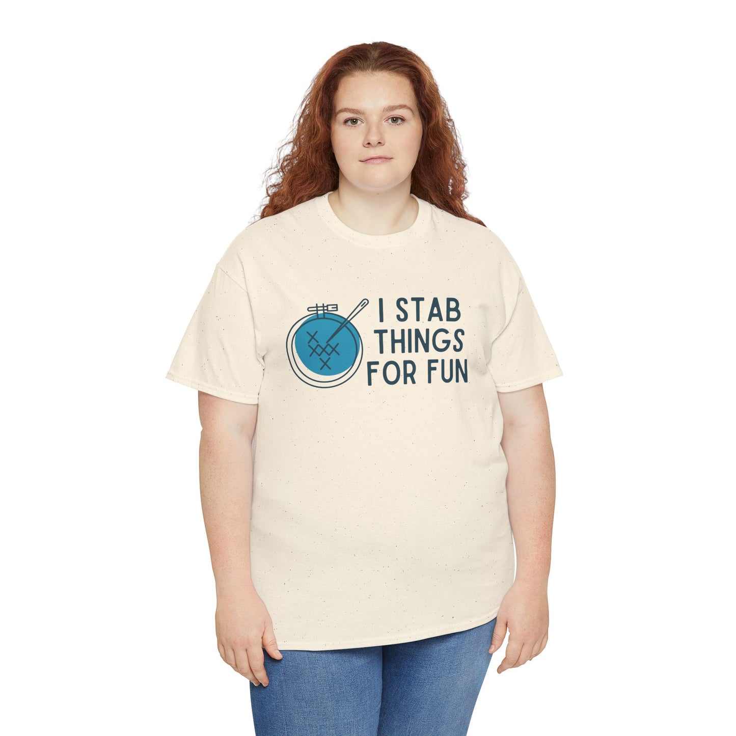 I Stab Things for Fun Embroidery Crafts Essential Tee