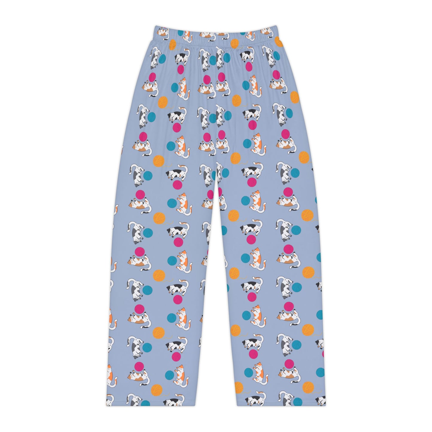 Crafty Cat Lady Pajama Pants (Blue)