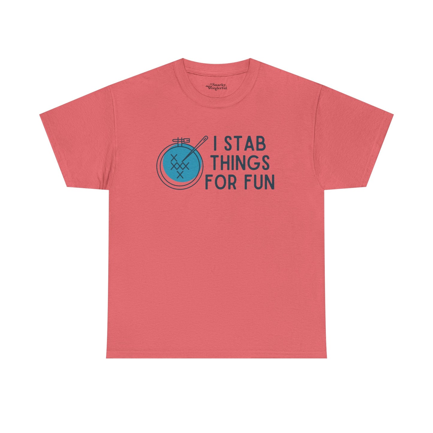 I Stab Things for Fun Embroidery Crafts Essential Tee