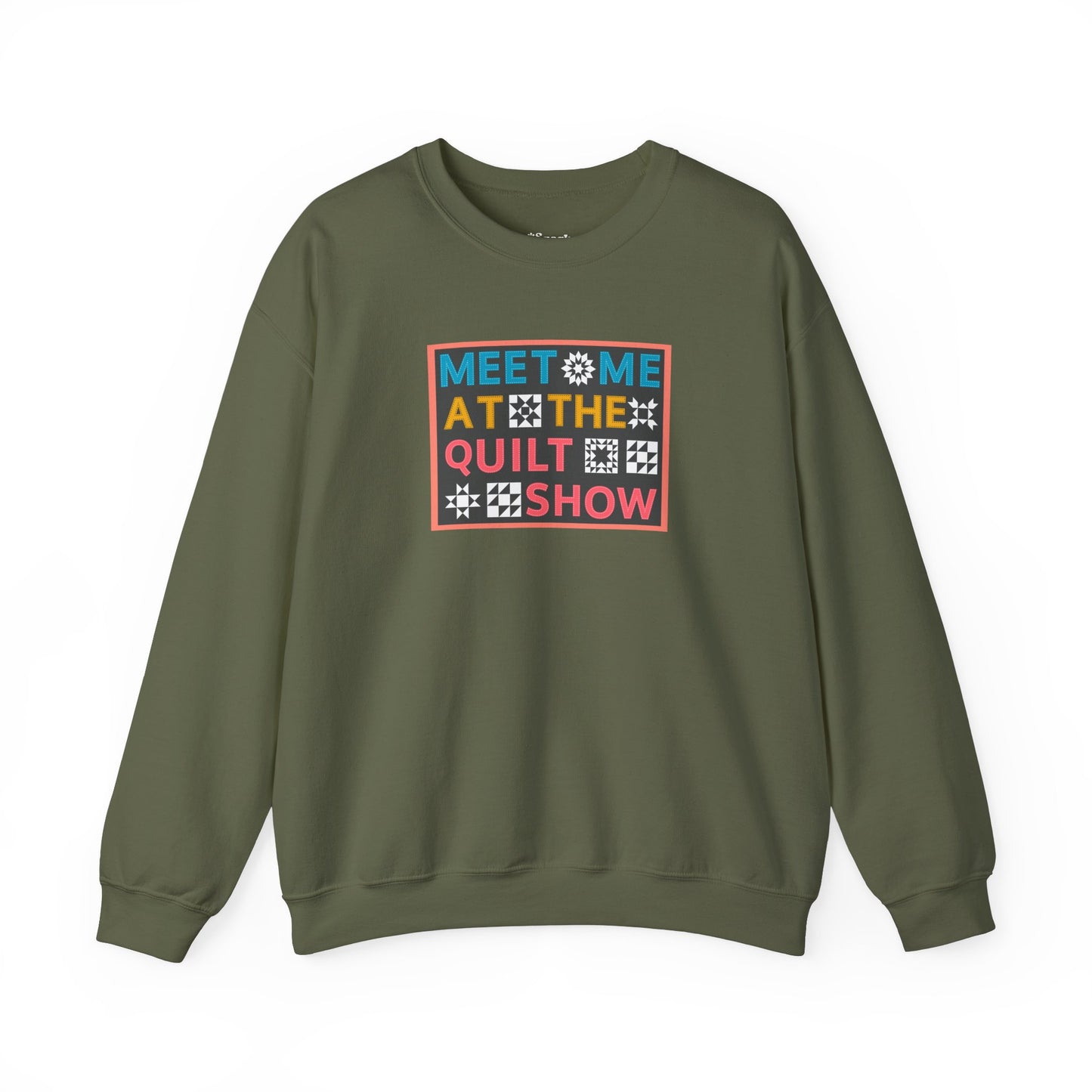 Meet Me at the Quilt Show Unisex Crewneck Sweatshirt