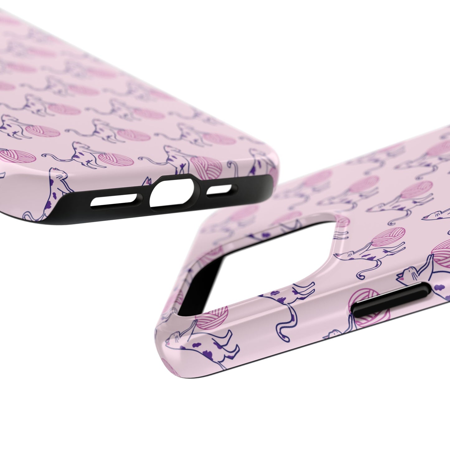 Paws & Purls Cat Lady Tough Phone Case