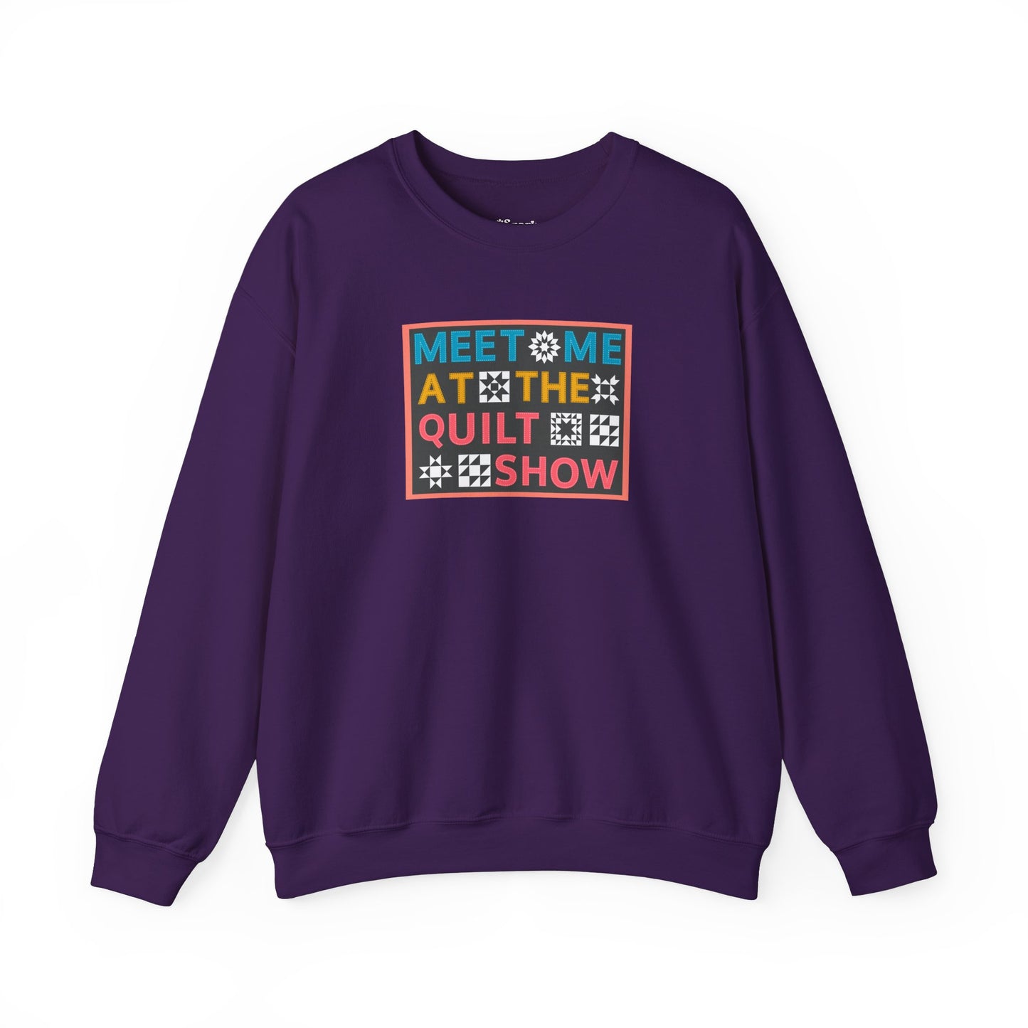 Meet Me at the Quilt Show Unisex Crewneck Sweatshirt