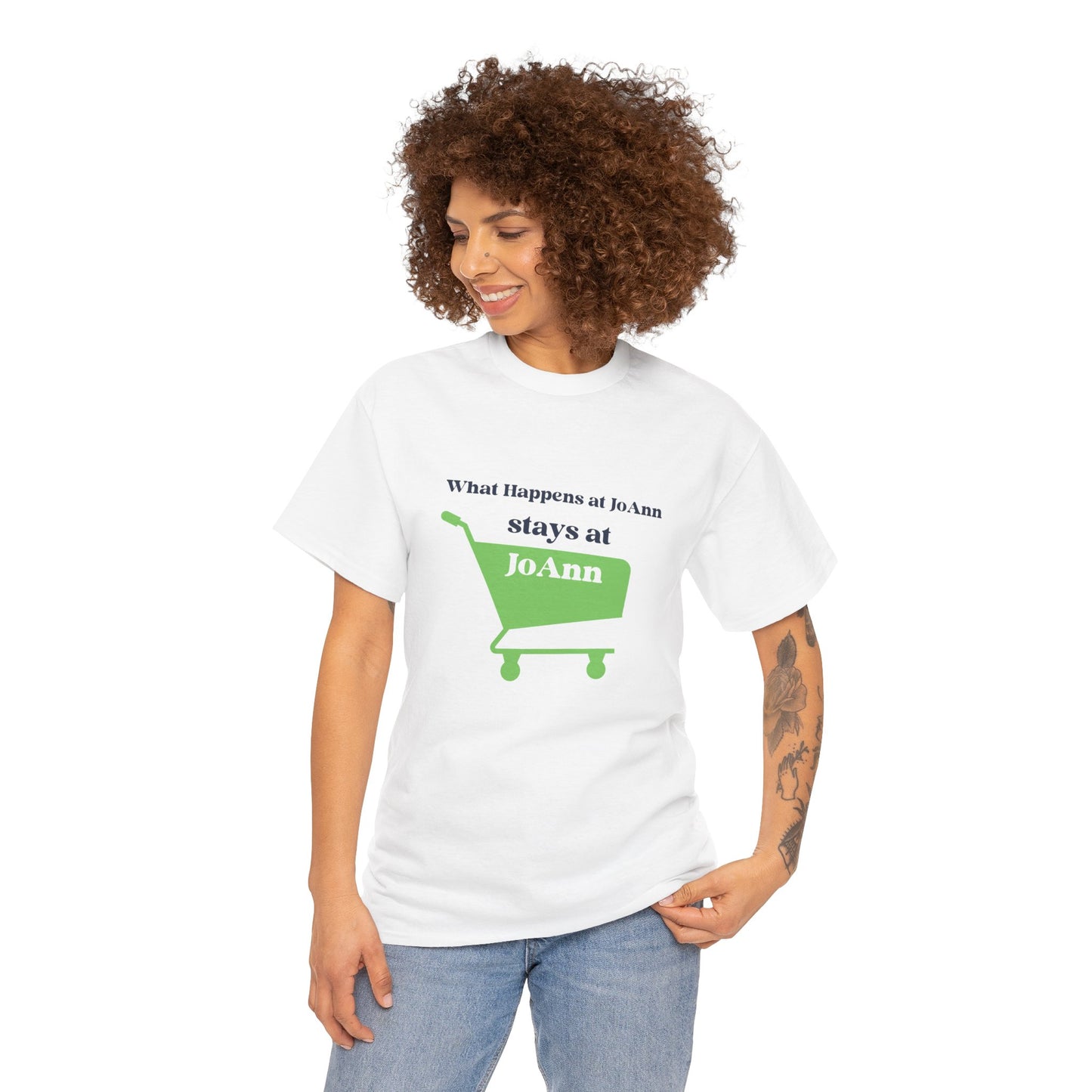 What Happens at JoAnn Essentials Tee