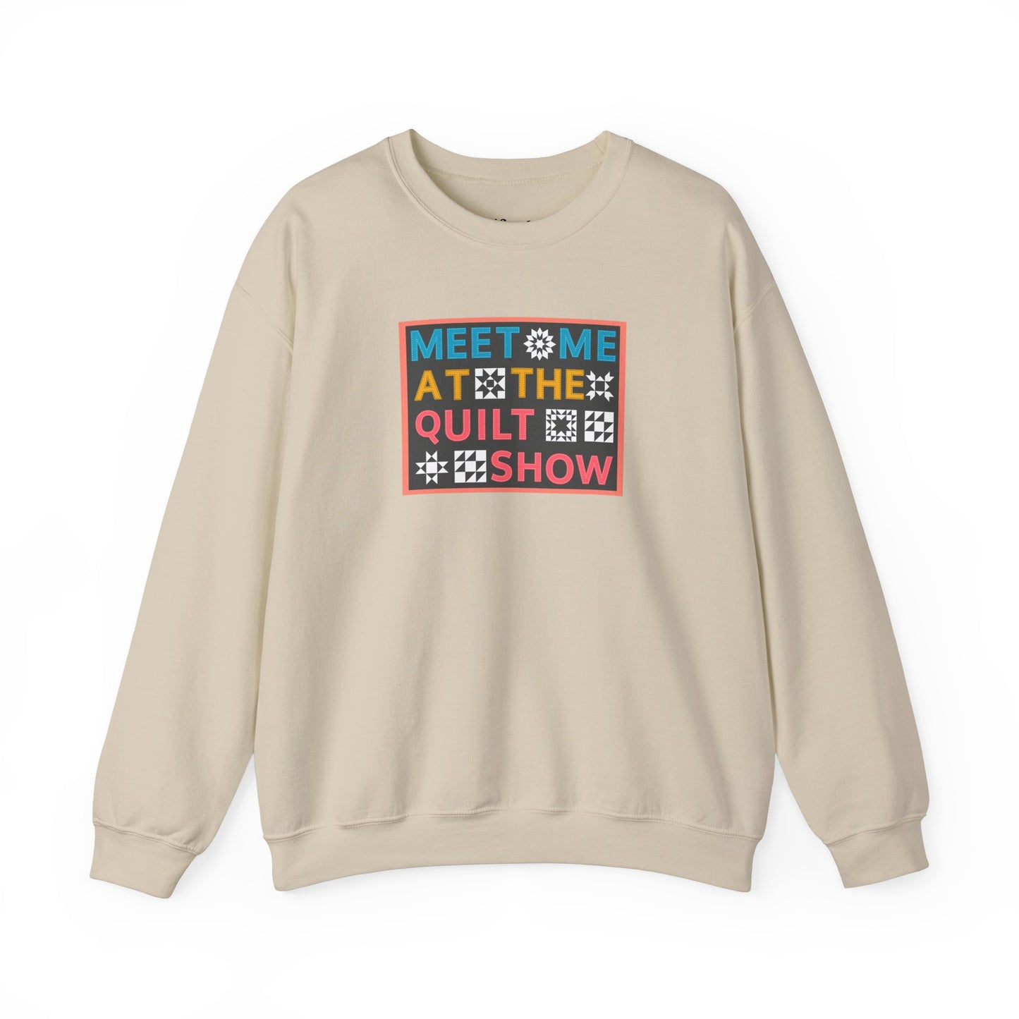 Meet Me at the Quilt Show Unisex Crewneck Sweatshirt