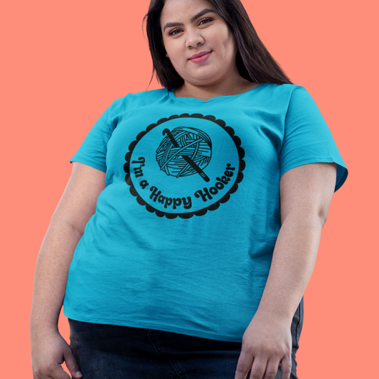 I'm a Happy Hooker Crochet T-Shirt