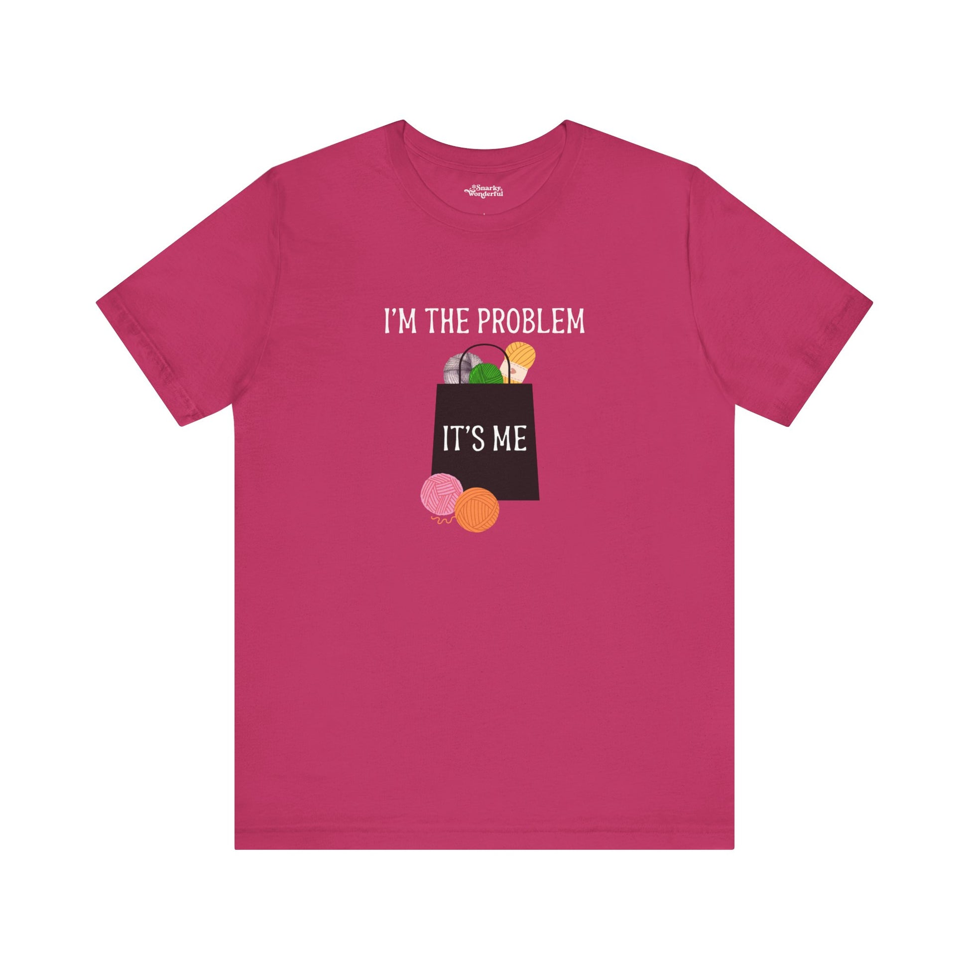 "I'm the Problem, It's Me" Yarn Hoarder Swifties Tee - Snarky Wonderful - 2