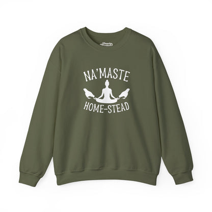 Homestead & Chill: Namaste Home-stead Sweatshirt - Snarky Wonderful - 17