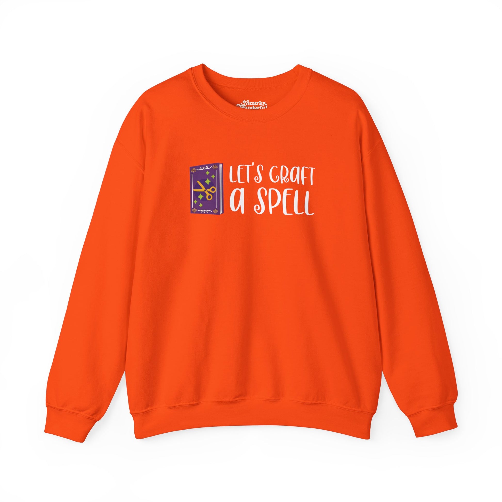 Let's Craft a Spell Halloween Sweatshirt - Snarky Wonderful - 3