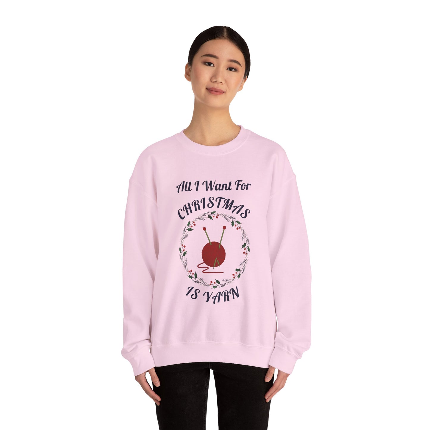 Christmas Yarn Dreams Knitter Sweatshirt