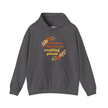 Autumn Leaves and Crafting Please Hoodie - Snarky Wonderful - 8