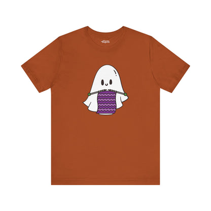 Knitting Ghost Halloween T-Shirt - Snarky Wonderful - 12