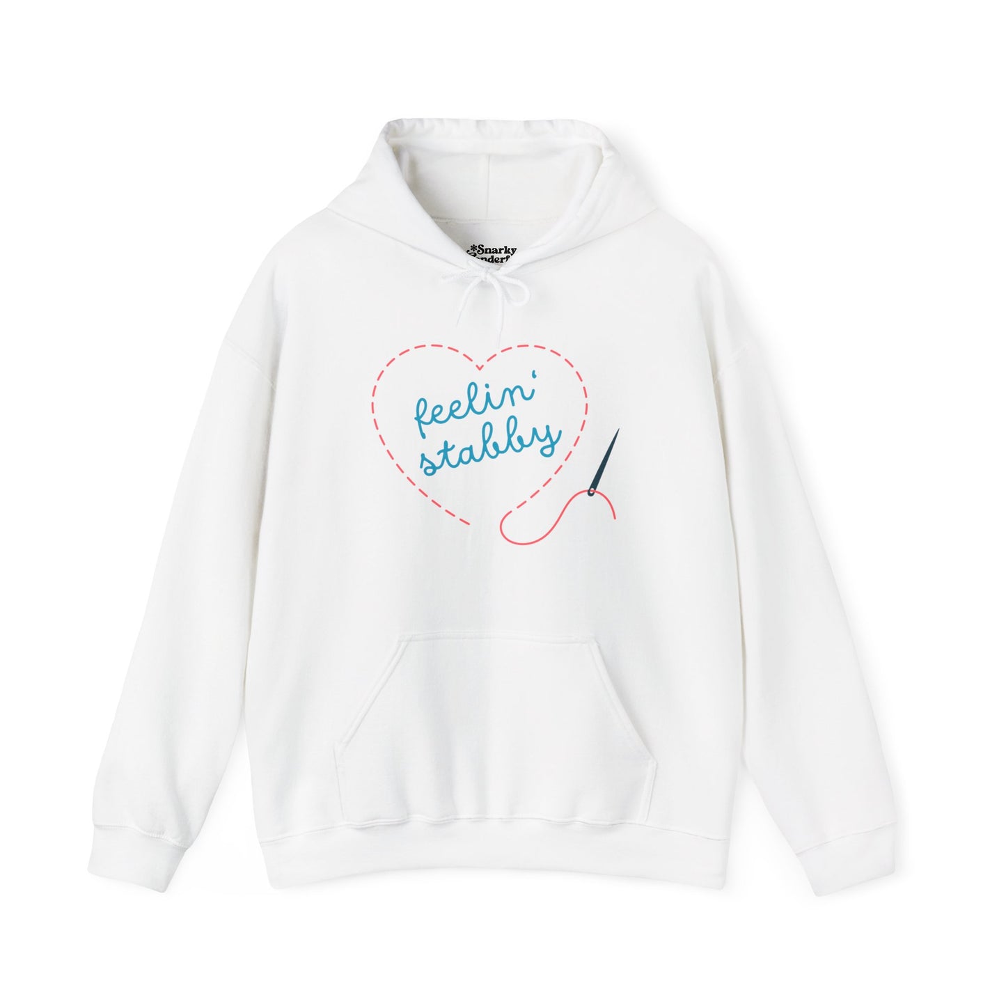 Feelin' Stabby Needlework Humor Hoodie - Snarky Wonderful - 5