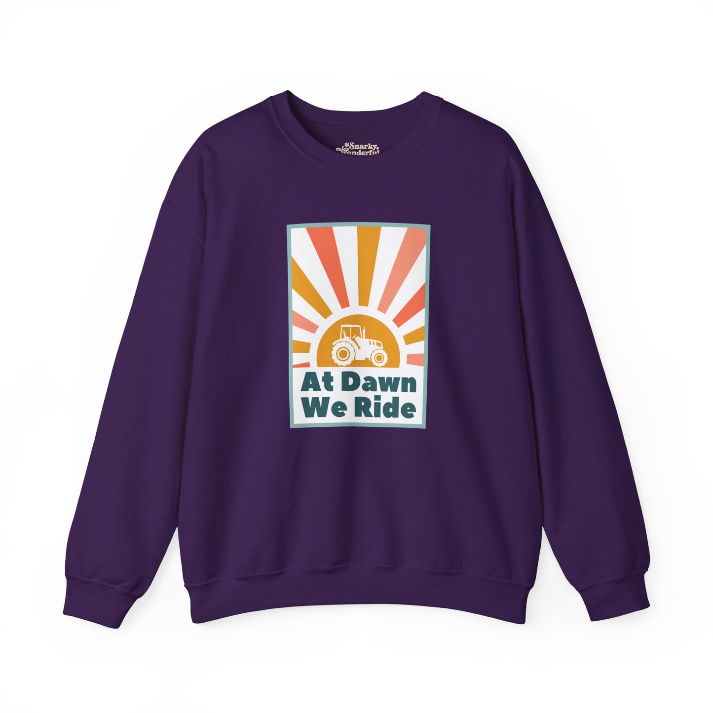 At Dawn We Ride Tractor Sweatshirt