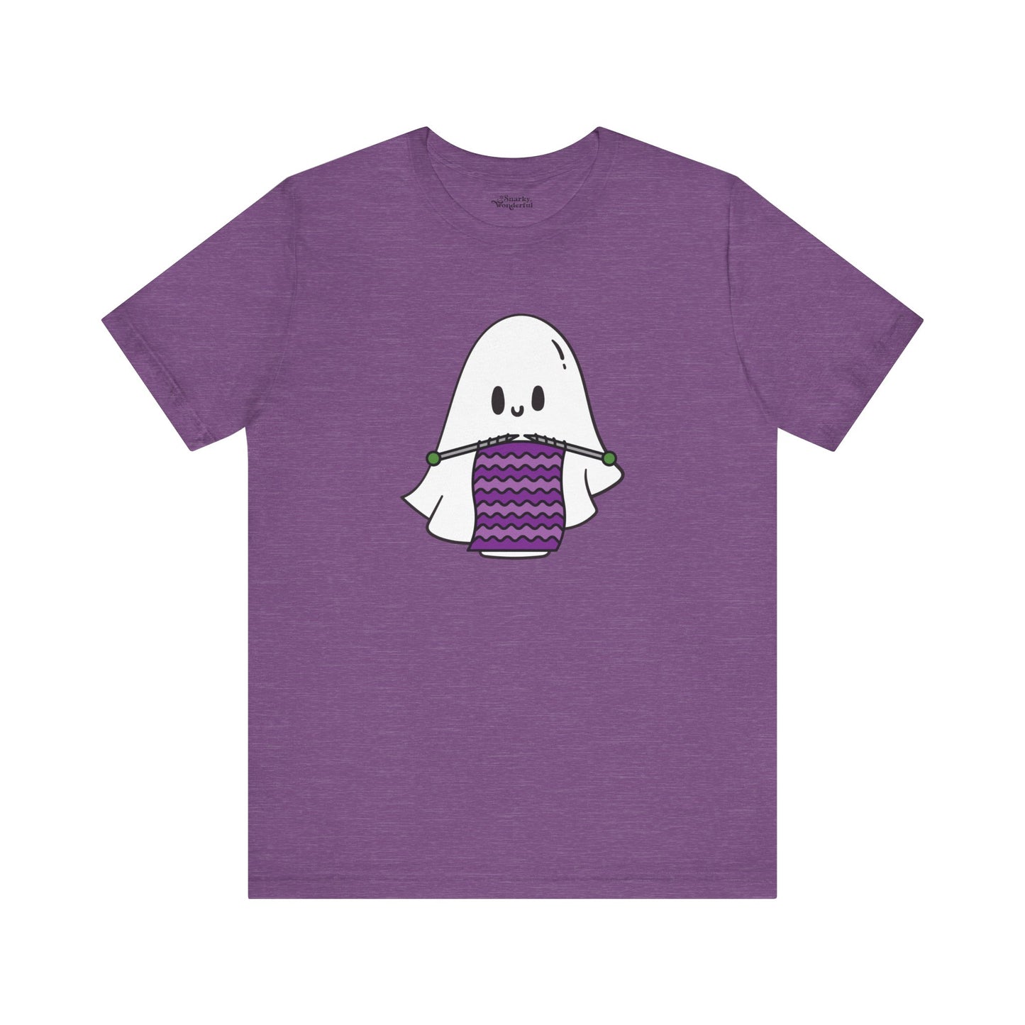 Knitting Ghost Halloween T-Shirt - Snarky Wonderful - 6