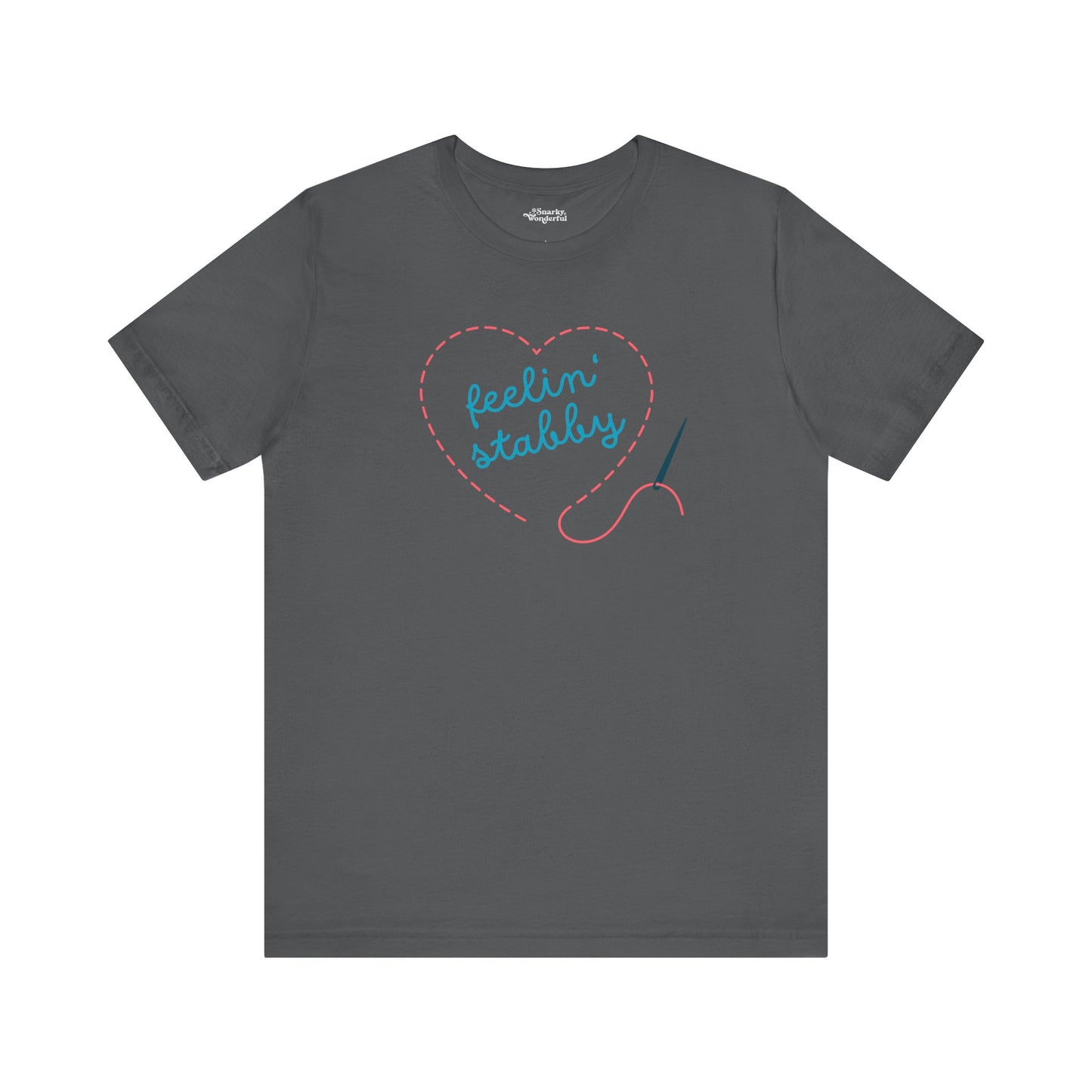 Feelin' Stabby Needlework Humor T-Shirt - Snarky Wonderful - 5