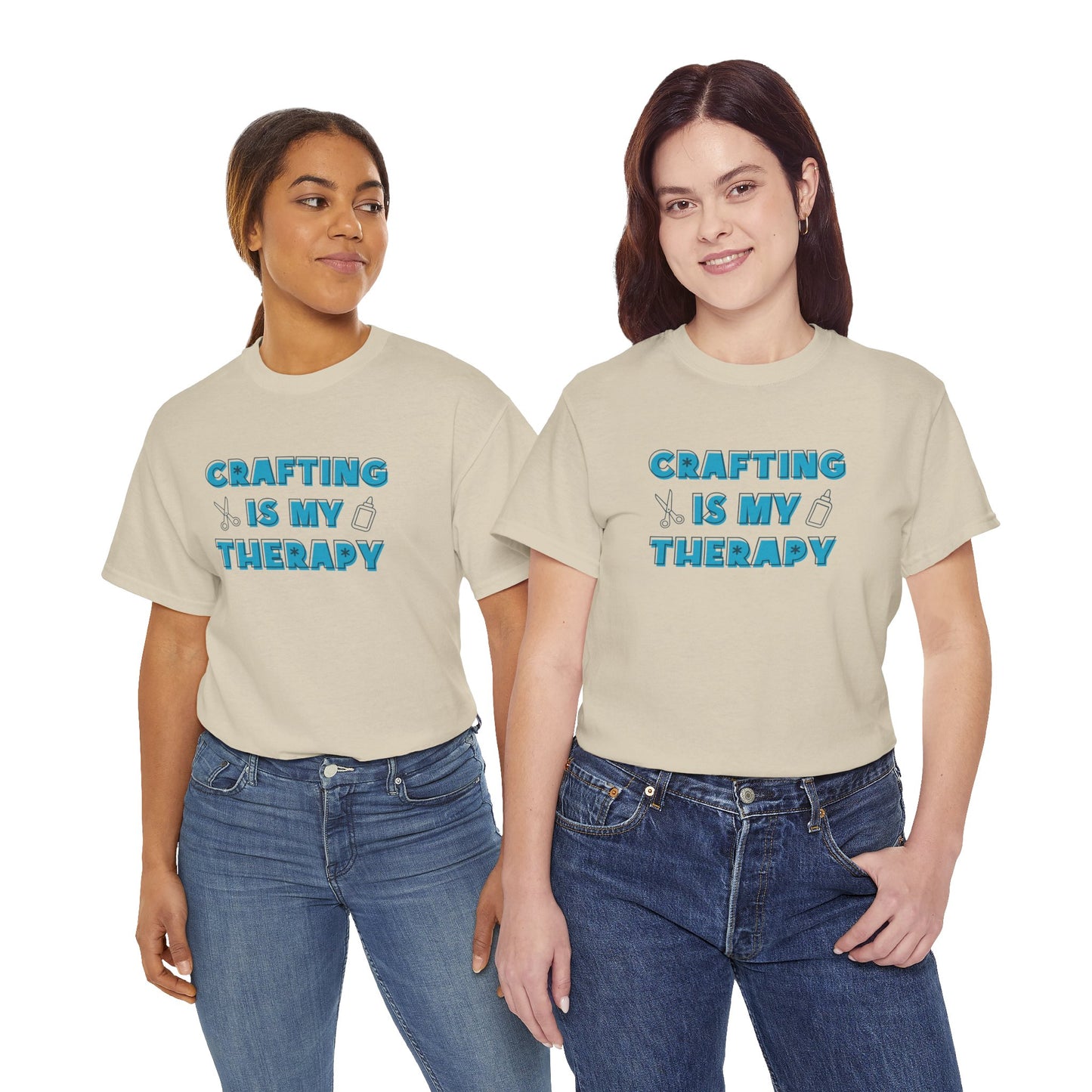 Crafting is My Therapy Essential Tee