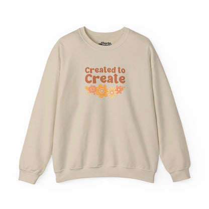 Created to Create Sweatshirt - Snarky Wonderful - 1