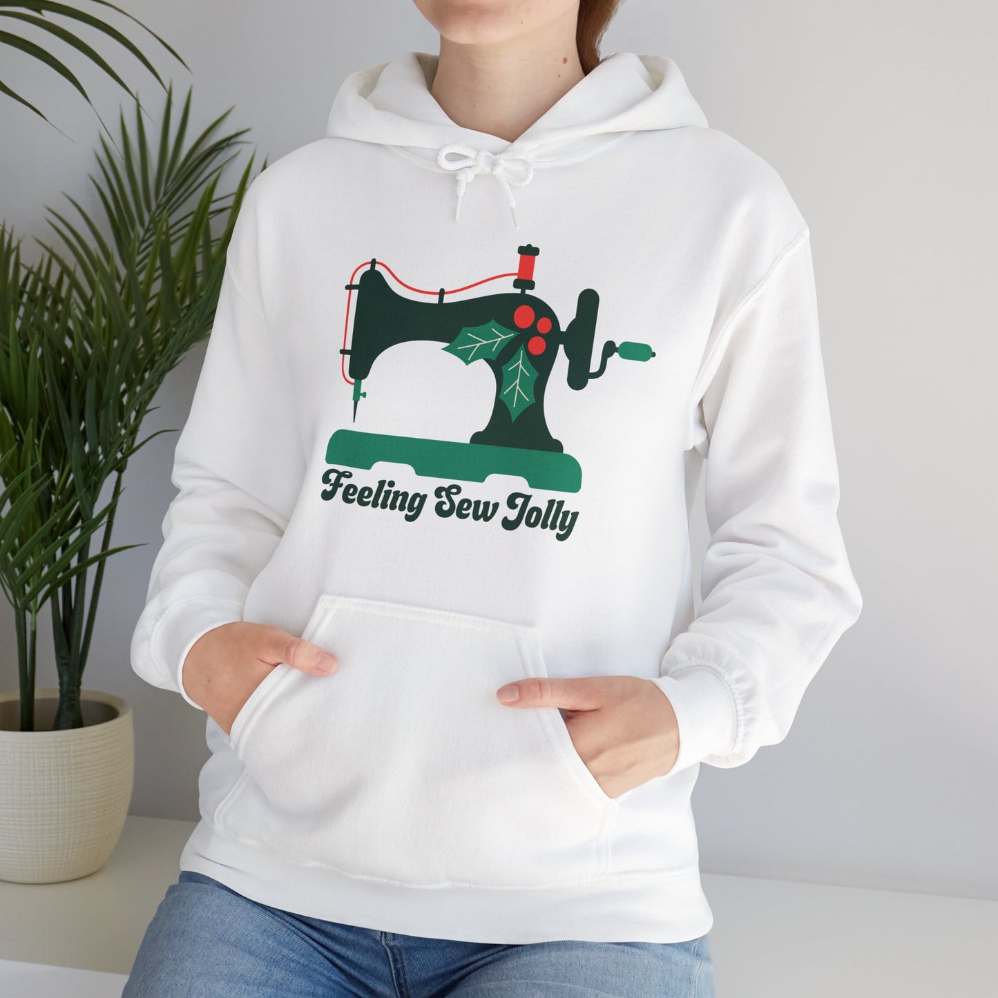 Feeling Sew Jolly Christmas Hoodie