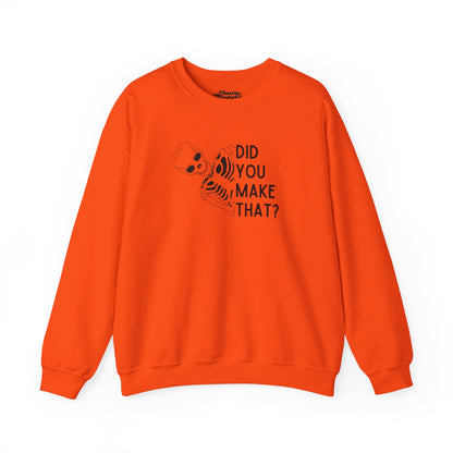 Curious Crafter: Did You Make That? Halloween Sweatshirt - Snarky Wonderful - 1