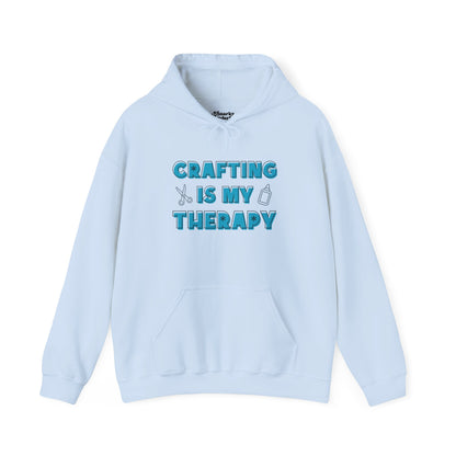 Crafting is My Therapy Hoodie - Snarky Wonderful - 1