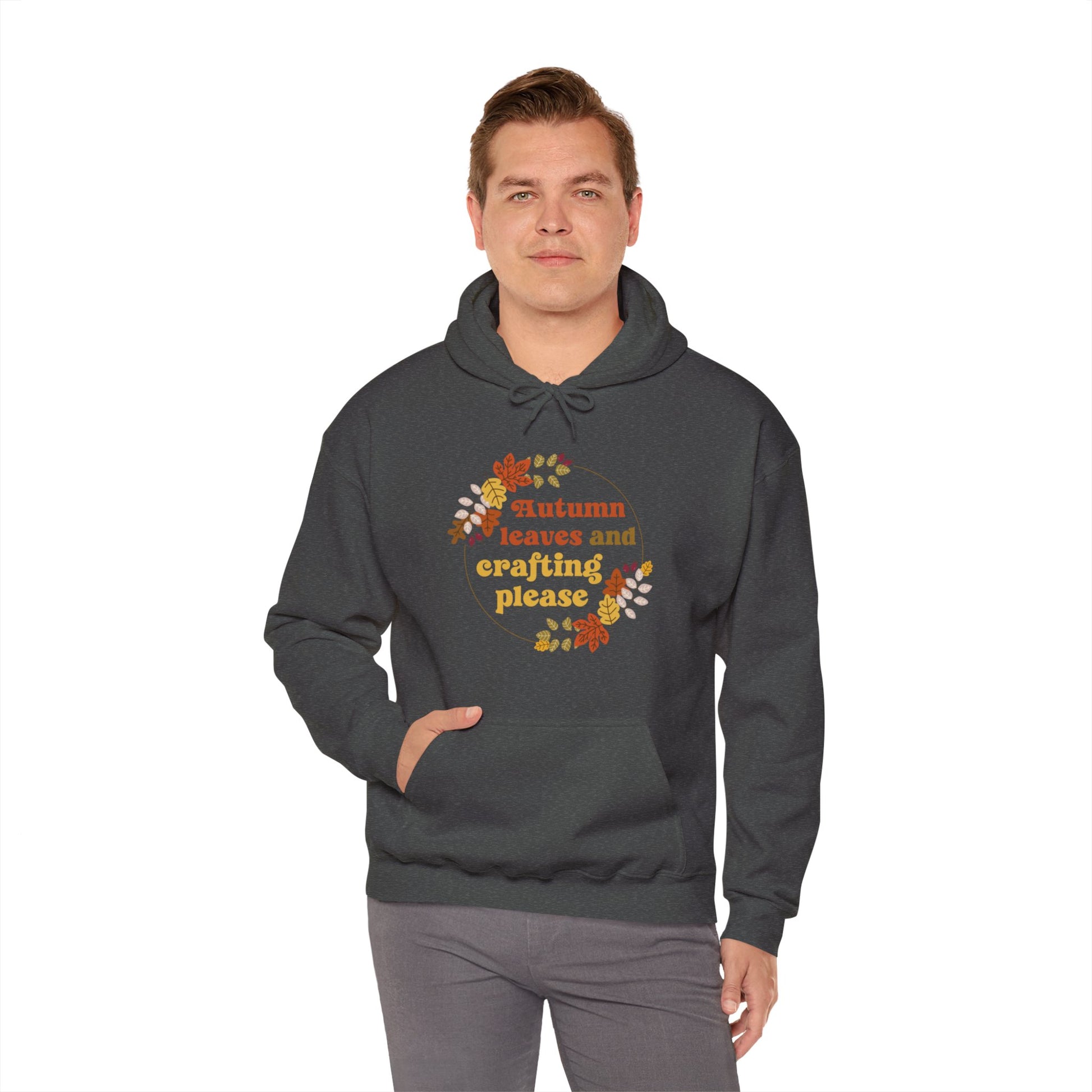 Autumn Leaves and Crafting Please Hoodie - Snarky Wonderful - 11