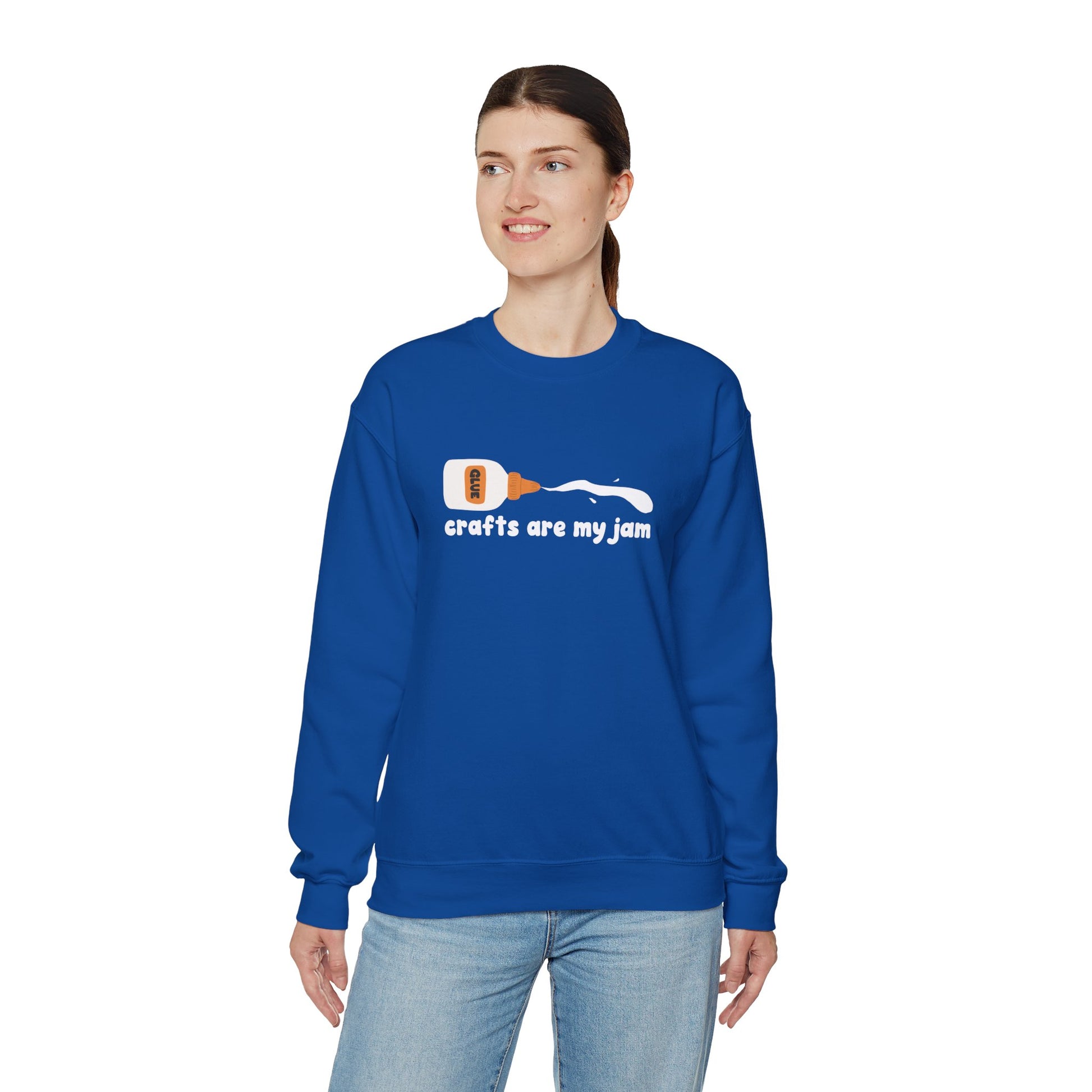 Crafts Are My Jam Glue Spill Sweatshirt - Snarky Wonderful - 2