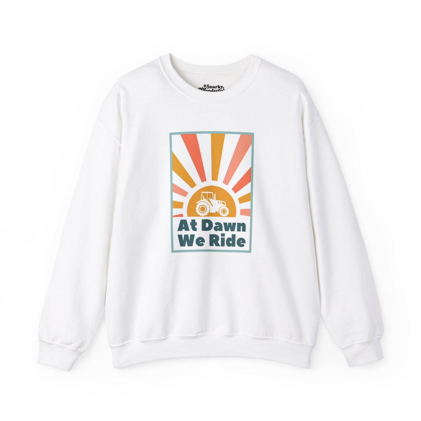 At Dawn We Ride Tractor Sweatshirt