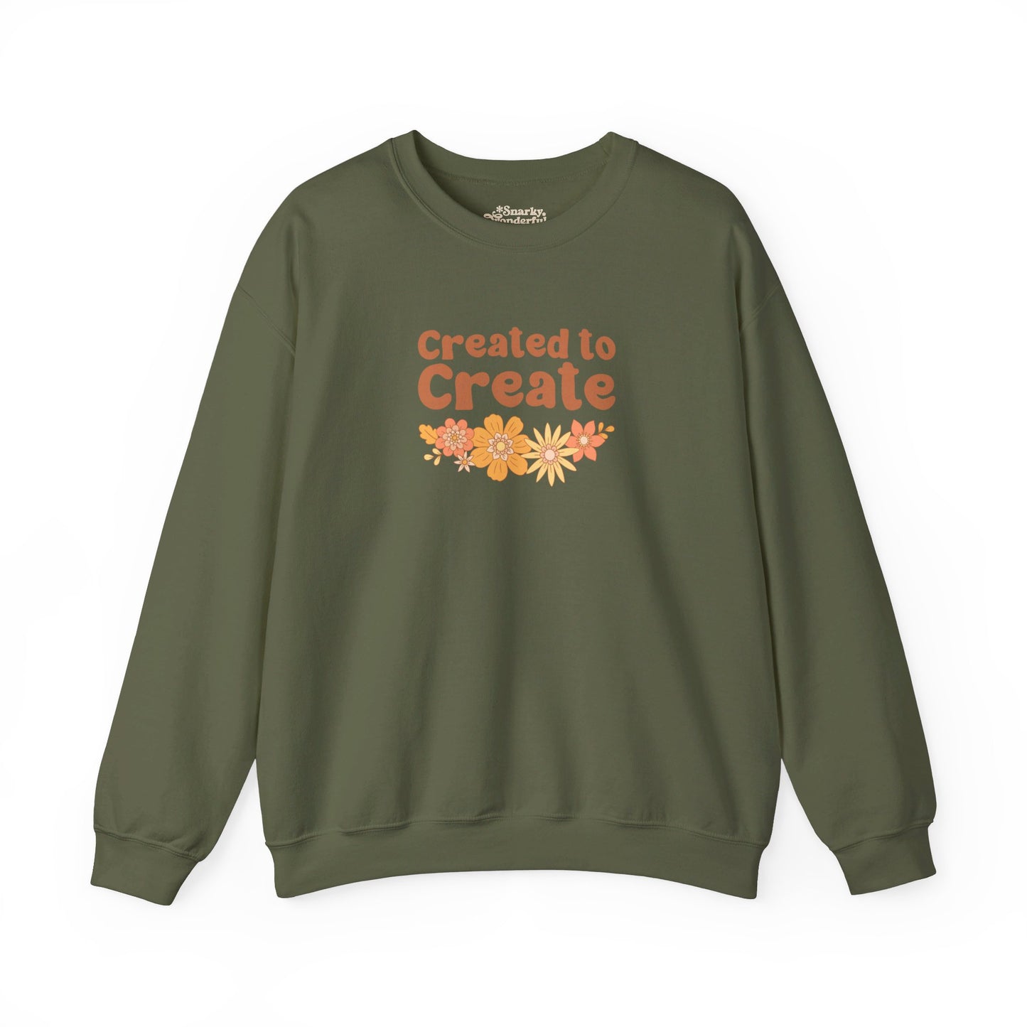 Created to Create Sweatshirt - Snarky Wonderful - 6