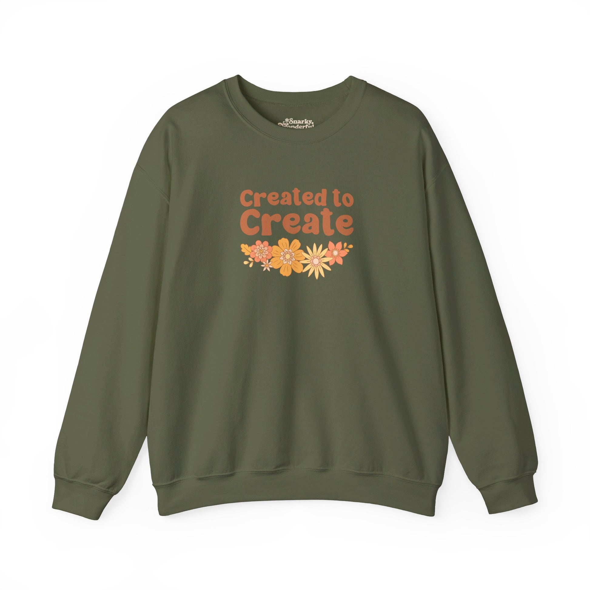 Created to Create Sweatshirt - Snarky Wonderful - 6