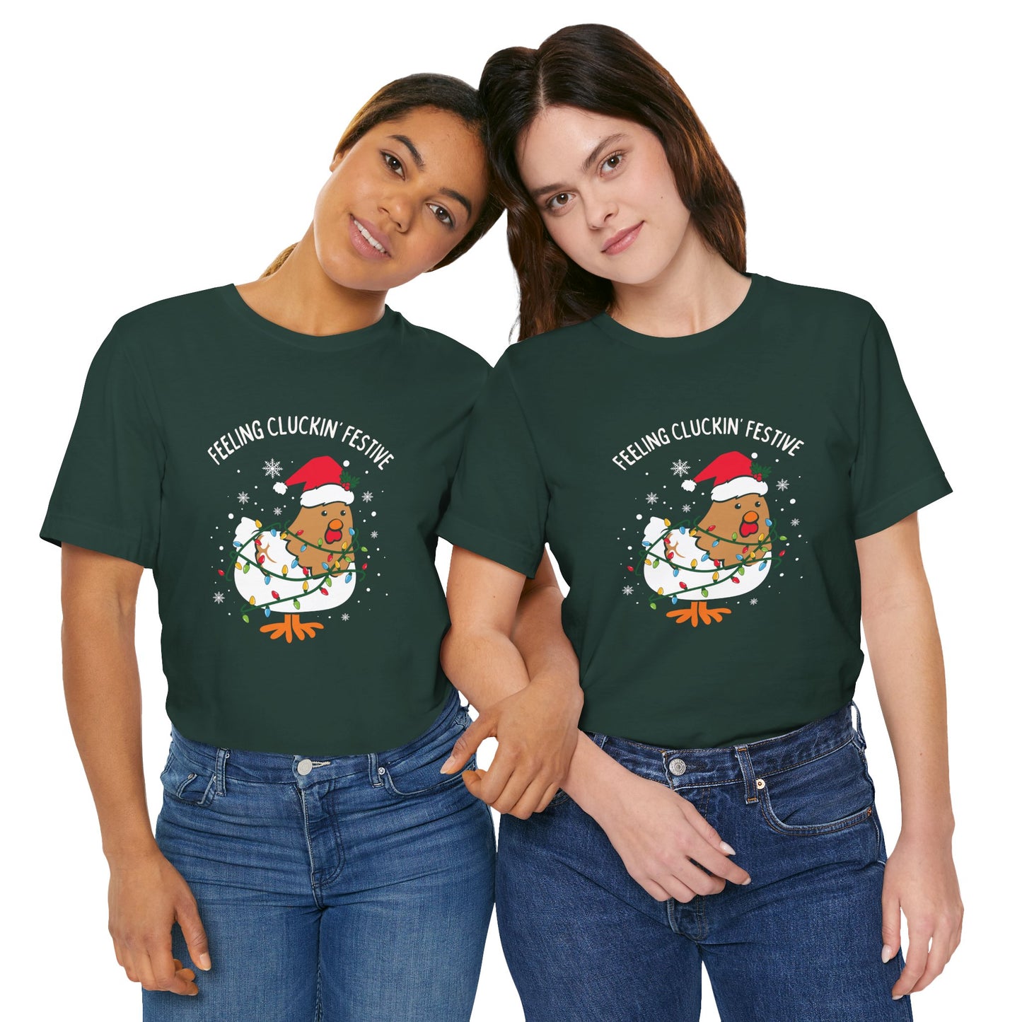 Feeling Cluckin' Festive Premium T-Shirt