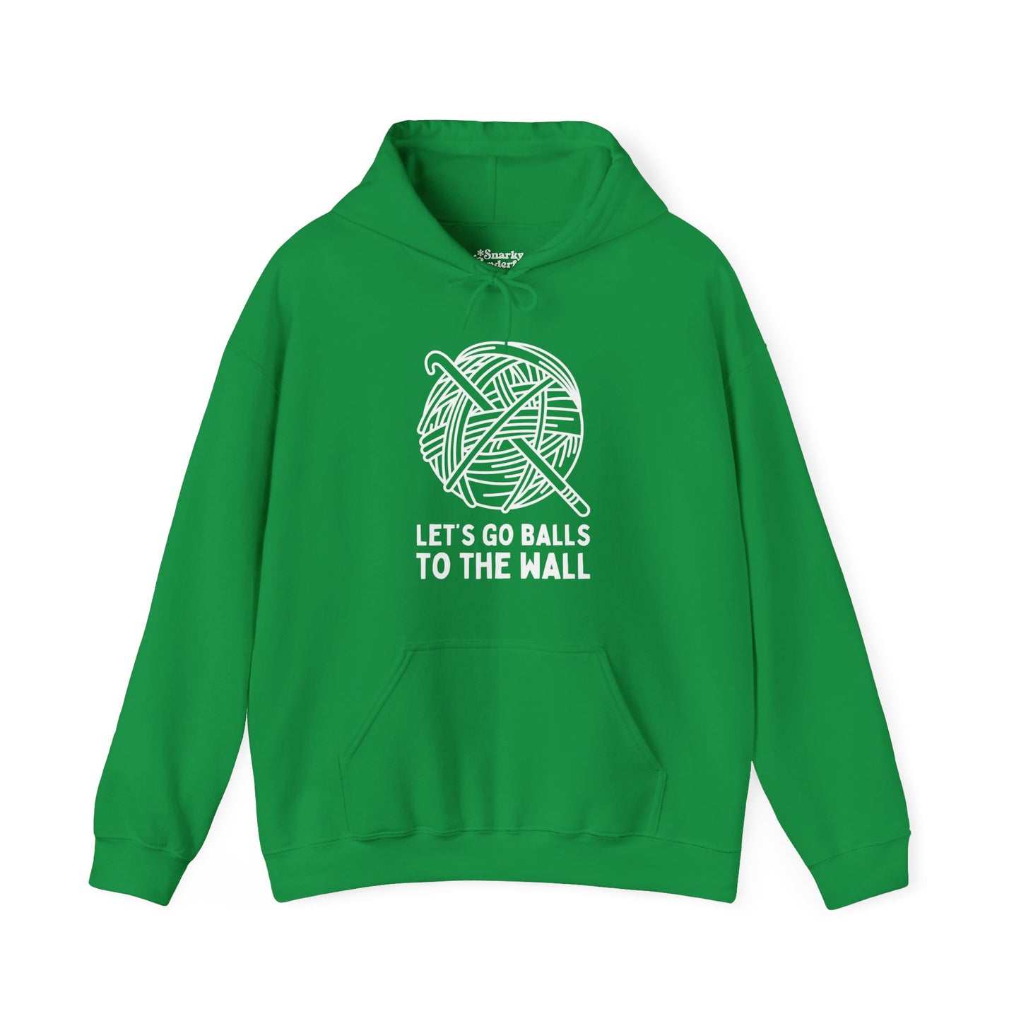 Let's Go Balls to the Wall Crochet Hoodie - Snarky Wonderful - 6