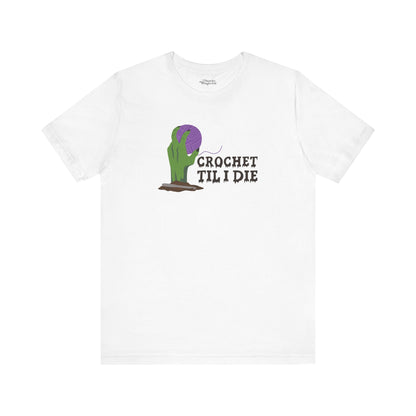 Crochet Til I Die Zombie T-Shirt - Snarky Wonderful - 6